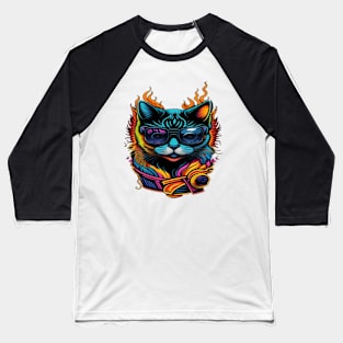 cool cat Baseball T-Shirt